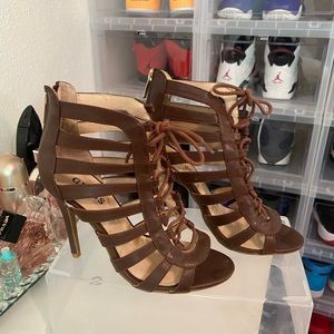 Guess lace up heels